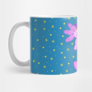 Cute Mardi Gras Axolotl Mug